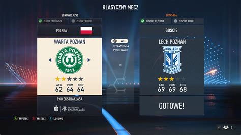 FIFA 23 Pko Ekstraklasa Derby Poznania Warta Vs Lech YouTube