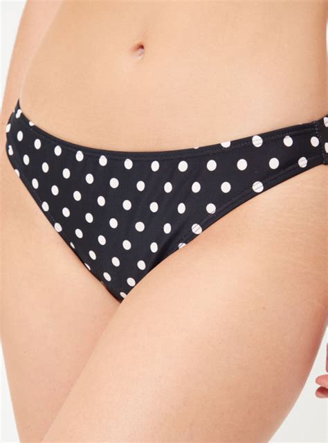 Ripley Bikini Bottom Mujer Index Negro Push Print