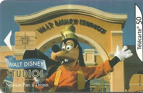 RARE CARTE Telephonique Euro Disney Dingo Mickey Disneyland Paris