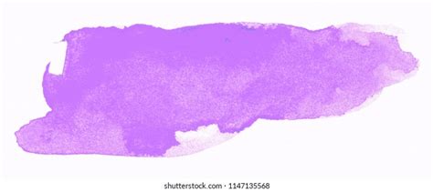 Watercolor Stain Light Purple Color Isolated Stock Illustration 1147135568