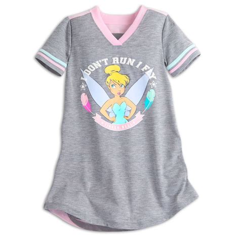 Tinker Bell Nightshirt For Girls Disney Store Night Shirt Disney