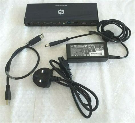 Hp 3005pr Usb 30 Universal Dock Dual Screen Hdmi And Dp With Psu Win 10 11 190780418307 Ebay