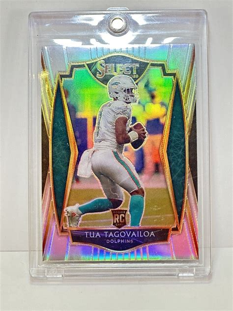 Tua Tagovailoa Select Premier Level Silver Prizm Rookie Rc