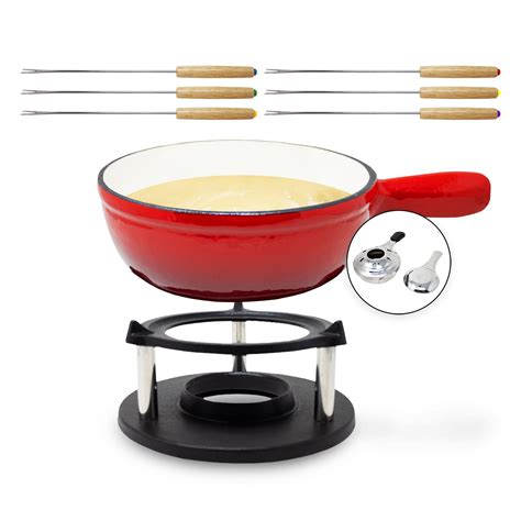 Holsten Fondue Caquelon Fondue Set Topf St Vchen Brenner Und