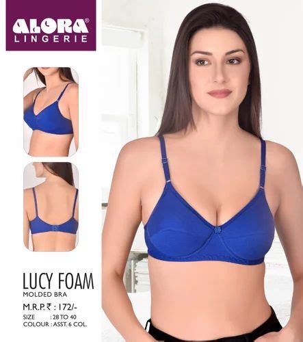 Lycra Cotton Beginners Lucy Foam Molded Bra Size 40 Plain At Rs 172piece In New Delhi