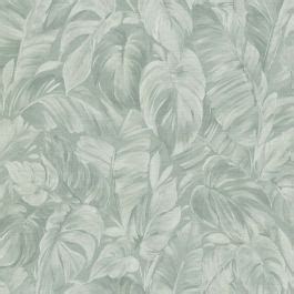 Play Of Light Palm Leaf Textured Vinyl Wallpaper Sage Erismann