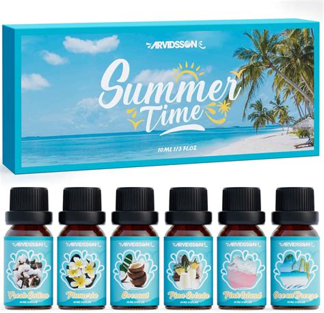 Summer Essential Oils Set Arvidsson Tropical Fragrance Oil For