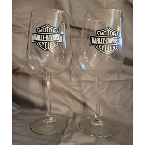 Harley Davidson Thank You Drinking Glasses Mercari