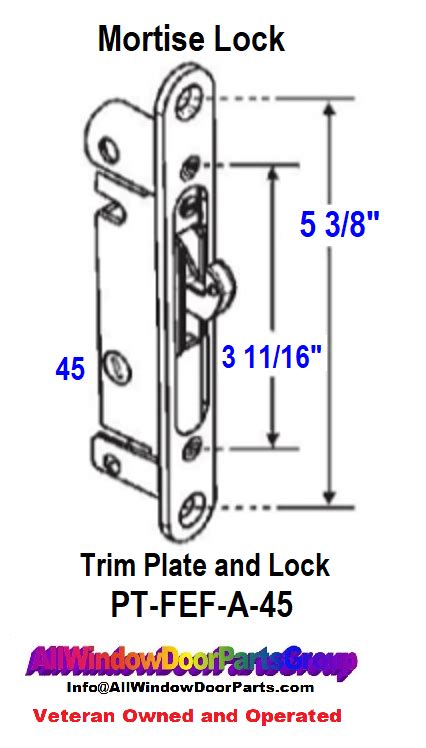 Patio Door Mortise Lock Assembly For Old Guardian Sliding Glass Doors All Window Door Parts Group