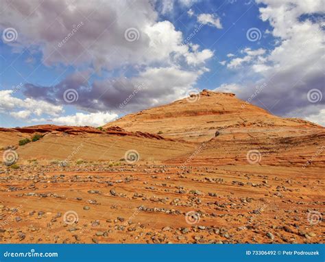 Orange Rock Formations in Utah Desert Stock Photo - Image of scenic, vermilion: 73306492