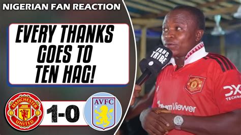 Manchester United Aston Villa Henry Nigerian Fan Reaction