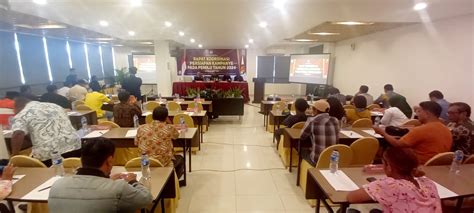 Kpu Pbd Rapat Kordinasi Persiapan Kampanye Pemilu Tahun