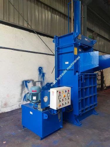 Mild Steel Vertical Baler Manual Max Load Capacity Ton At Rs