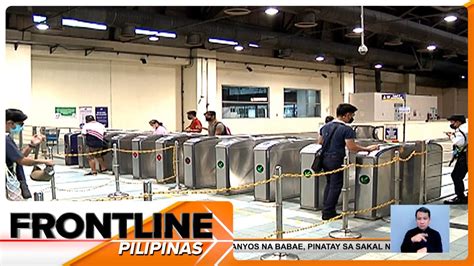 MRT Hihingi Ng Taas Singil Sa Pasahe Frontline Pilipinas YouTube