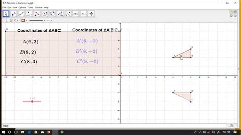 Reflection In The X Axis Youtube