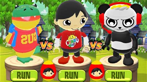 Tag With Ryan Red T Shirt Ryan Vs GUS Vs Combo Panda Vs Mystery Egg