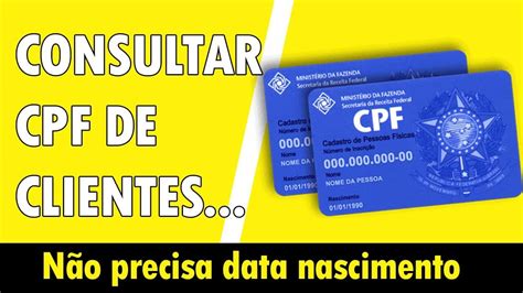 CONSULTAR CPF DE TERCEIROS Pelo Serasa CONFIRA