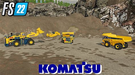 FS22 Komatsu Mining Machines Farming Simulator 22 Mods YouTube