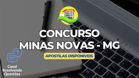 Apostilas Concurso Minas Novas Mg Novo Edital Mais De Vagas