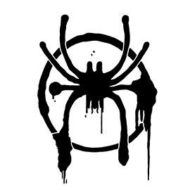 Spiderman - Miles Morales Symbol Stencil | Spiderman tattoo, Miles ...