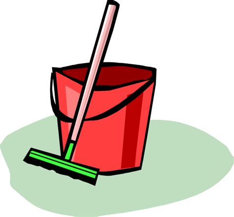 Bucket And Mop Clip Art At Vector Clip Art Online Royalty