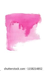 Pink Watercolor Stain Texture Background Stock Illustration