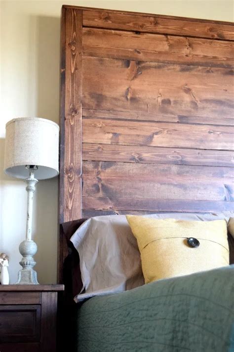 How To Create Your Own Rustic Headboard Rustic Headboard Diy Wood