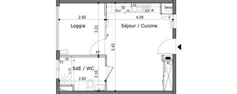 Plan Appartement T De M Neuf Trinit R Sidence Les Hauts De