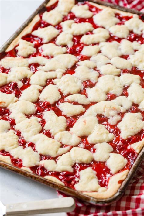 Sugar Cookie Sweet Cherry Pie Bars Oh Sweet Basil