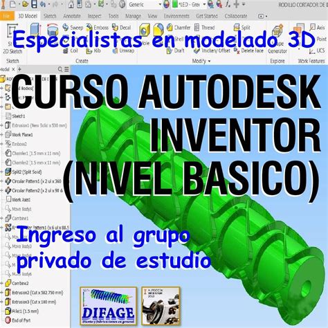 Curso Autodesk Inventor Nivel Basico C Sar Espinoza Abanto