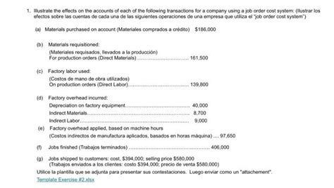 Solved 1 Illustrate The Effects On The Accounts Of Each Of