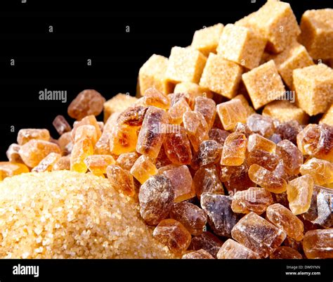 Brown Candy Sugar Stock Photo Alamy