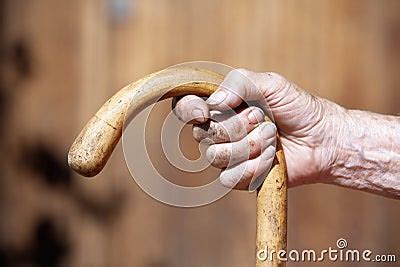 Hand Holding A Cane Stock Photos - Image: 9649853