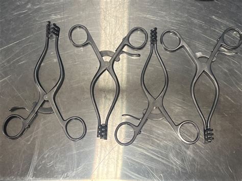 Surgical Retractors Mouth Gags Calipers W Autoclave Basket For Sale