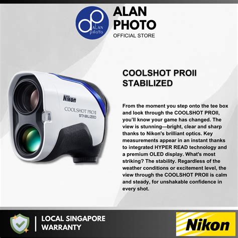 Nikon Coolshot Pro Ii Stabilized Laser Rangefinder X Bka Ya