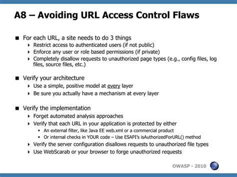 Owasp Top 10 Web Application Vulnerabilities Ppt