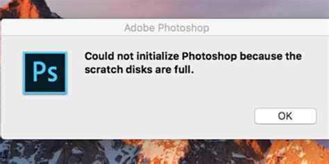 How to Fix Photoshop Scratch Disk Full on Mac