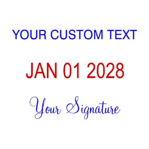 Custom Approved Round Dater Stamp Simply Stamps