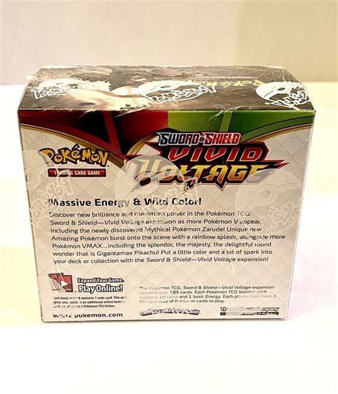 Pokemon Tcg Sword Shield Vivid Voltage Booster Ubuy India