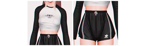 Plbsims3 TS3 Kitsch T Shrit Shorts By Plbsims Kitsch