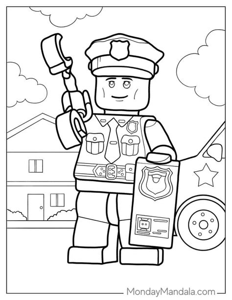 26 Police Coloring Pages Free Pdf Printables