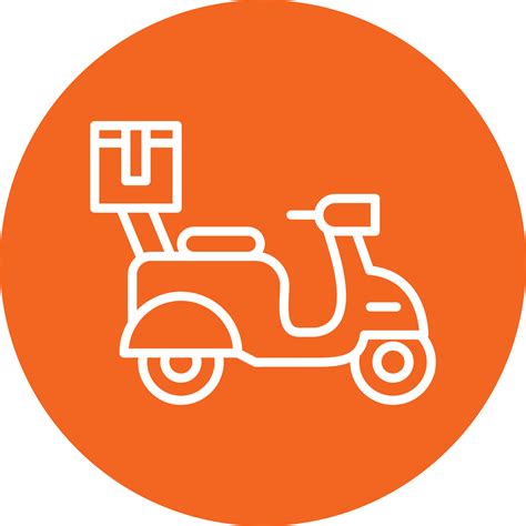 Delivery Scooter Icon Style 6210110 Vector Art At Vecteezy