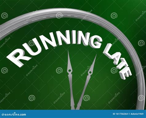 Running Late Stock Illustrations 2293 Running Late Stock