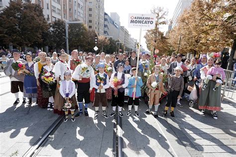 Fotos De Los Grupos De La Ofrenda De Flores 2023 A La Virgen Del Pilar