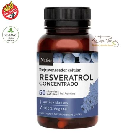 Resveratrol Concentrado C Psulas Natier