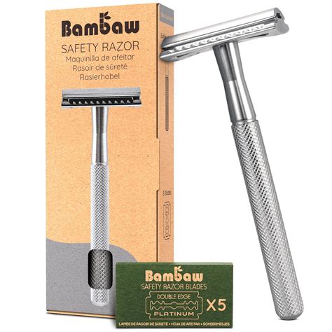 Amazon Bambaw Double Edge Safety Razor For Men Women Metal