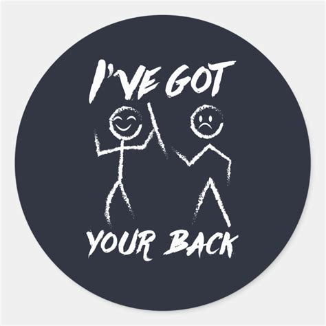 Chiropractor Got Your Back Spine Adjustor Classic Round Sticker Zazzle