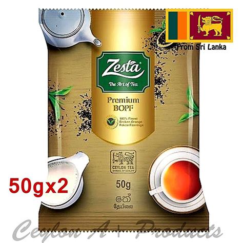 Ceylon Premium Black Tea Pure Zesta Premium Bopf Natural Organic