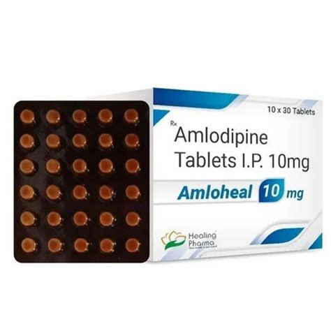 10 Mg Amlodipine Tablets Ip Packaging Size 1 X 30 Tablet At ₹ 120