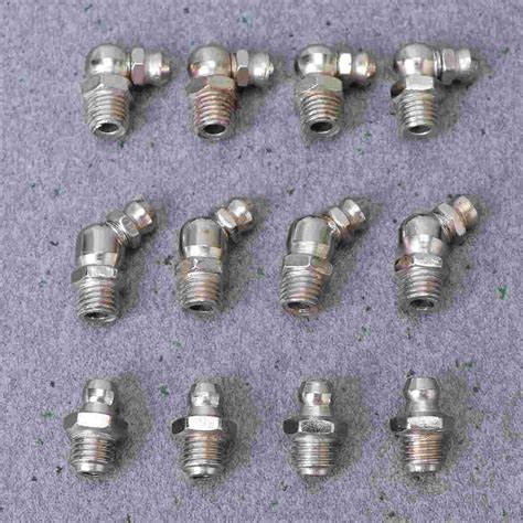 Grease Fitting Zerk Fittings Kit Angle Assortment Hydraulic Angled